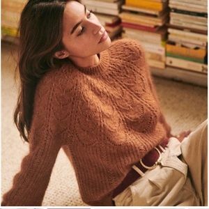 Sezane Paulin Sweater in Camel